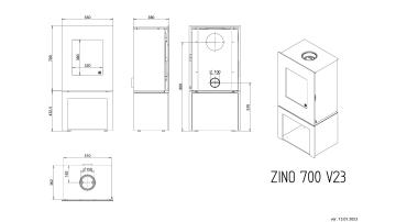 Камин Зино 700 / Zino 700