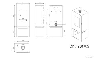 Камин Зино 900 / Zino 900