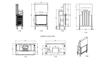 Топка-барбекю Луна 850 V BBQ / Luna 850 V BBQ