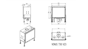 Каминная топка Венус 730 / Venus 730