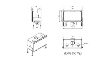 Каминная топка Венус 850 / Venus 850