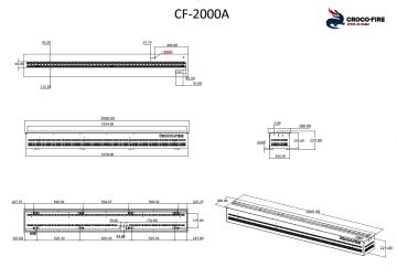 Паровой камин CF-2000A