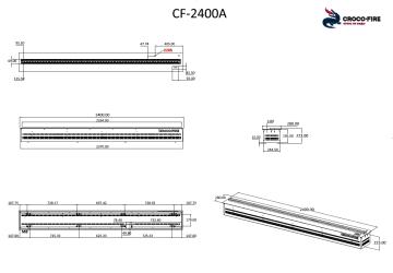Паровой камин CF-2400A