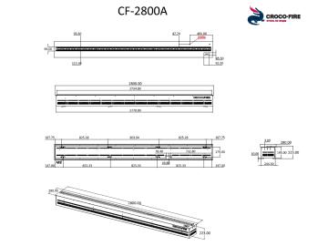 Паровой камин CF-2800A